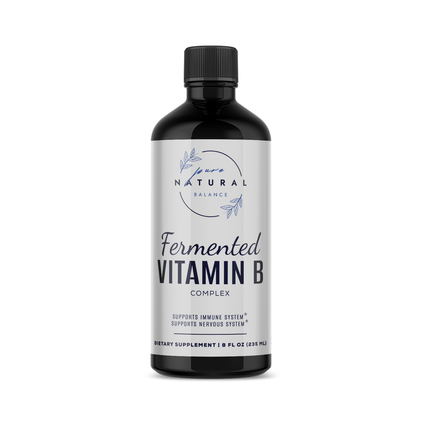 Fermented Vitamin B Complex - 8 fl oz-Pure Natural Balance