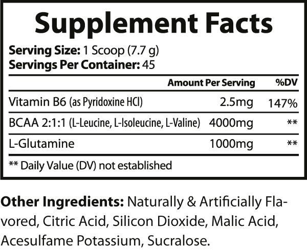 BCAA (Fruit Punch)-Pure Natural Balance
