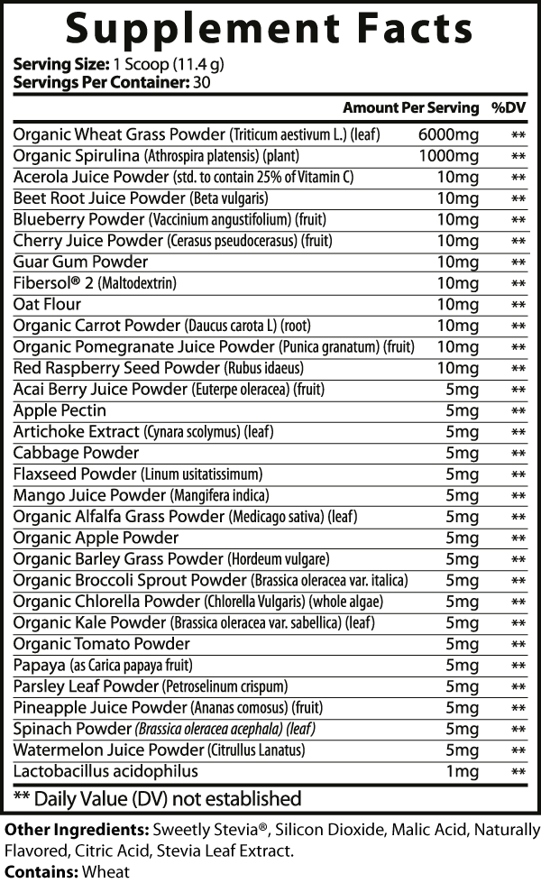 Organic Greens - Watermelon-Pure Natural Balance