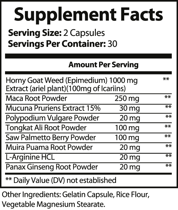 Horny Goat-Pure Natural Balance