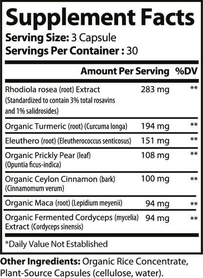 Premium Adaptogen Herb Botanicals-Pure Natural Balance